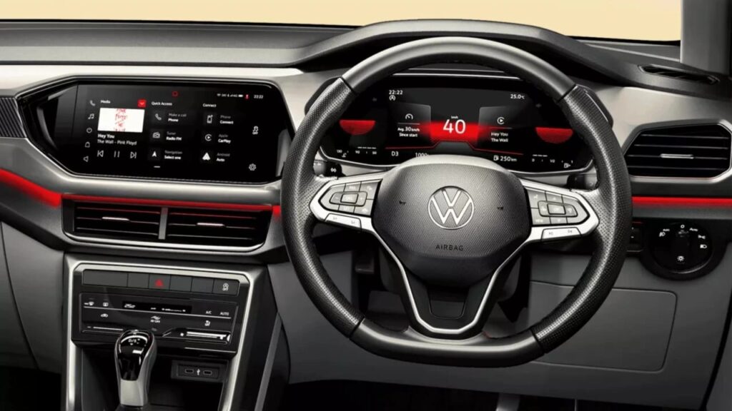 Volkswagen Taigun 2026 interior dashboard India