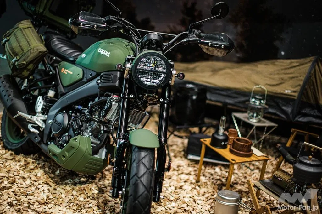 Yamaha Motor Company Unveils an Olive-Green Custom XSR155 in Japan