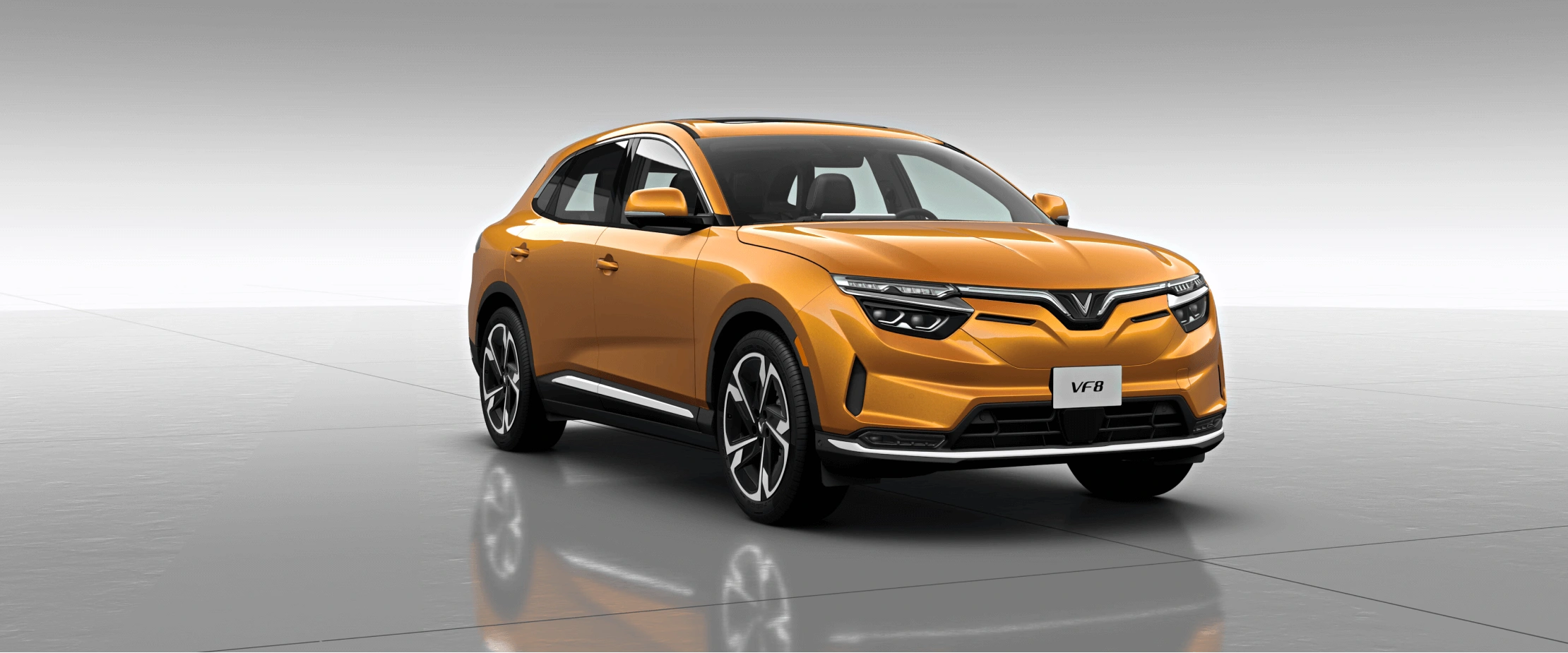VinFast VF 8 Revealed with Improved Range and Features