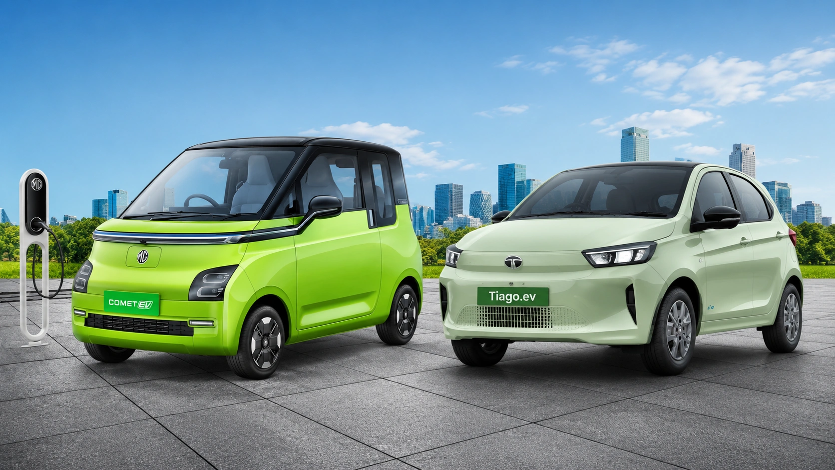 Tata Tiago EV and MG Comet EV Compared